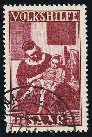 Frimærker Tyskland | Saar | 1949 - AFA 281 - Folkehjælpen - Stemplet